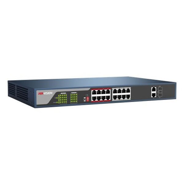 Switch POE 16 Port Hikvision DS-3E0318P-E/M(B)